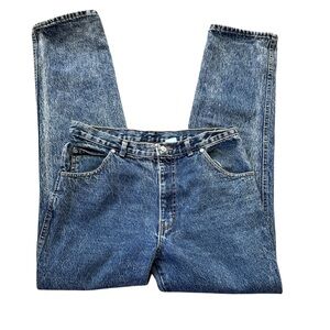 Vintage Sasson Jeans Men's 32x32 Acid Wash Straight Leg Denim Streetwear 80s USA